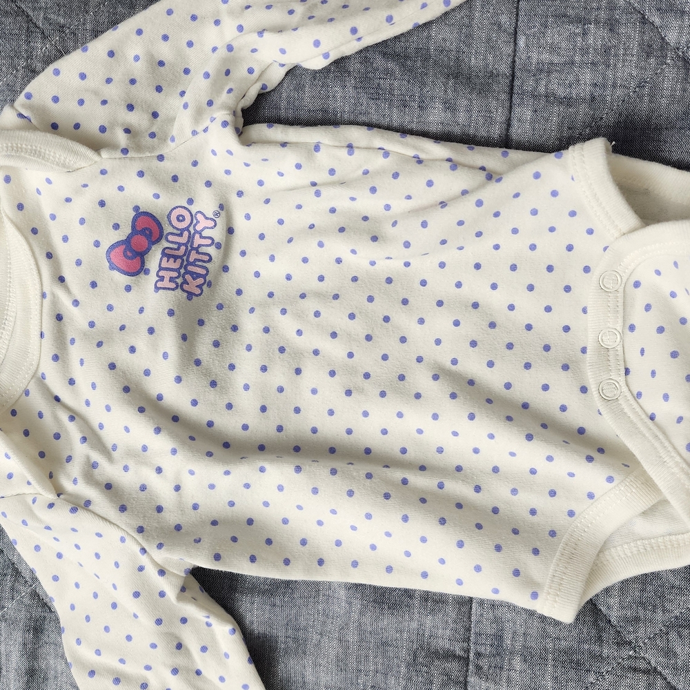 Hello Kitty Polka Dot Baby Onesie
